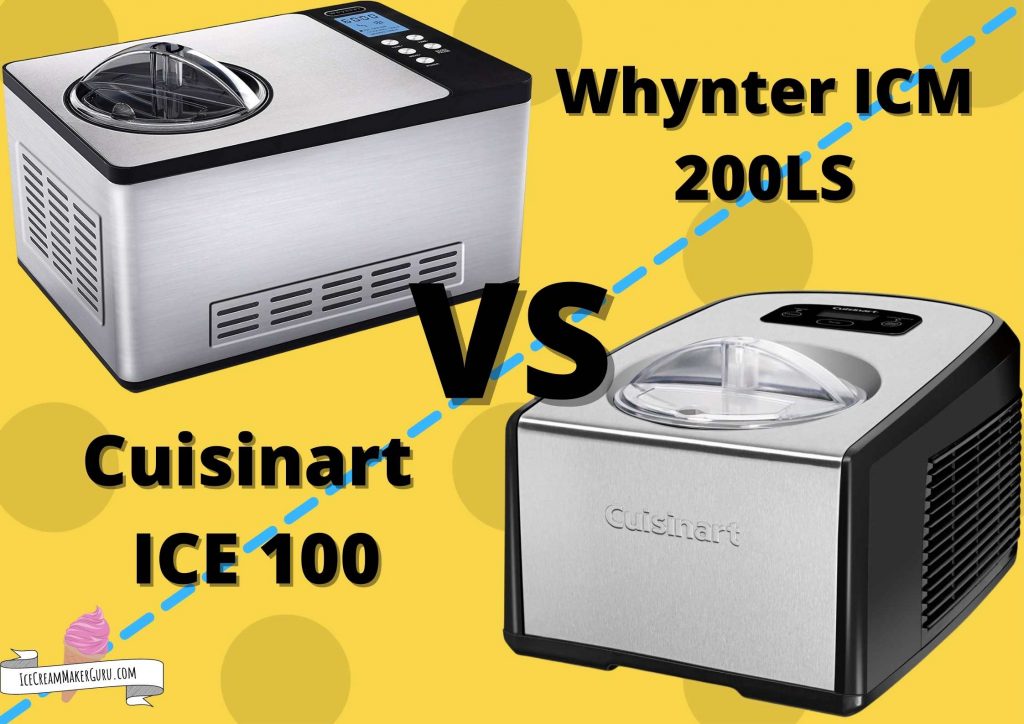 Whynter ICM 200LS vs Cuisinart ICE 100
